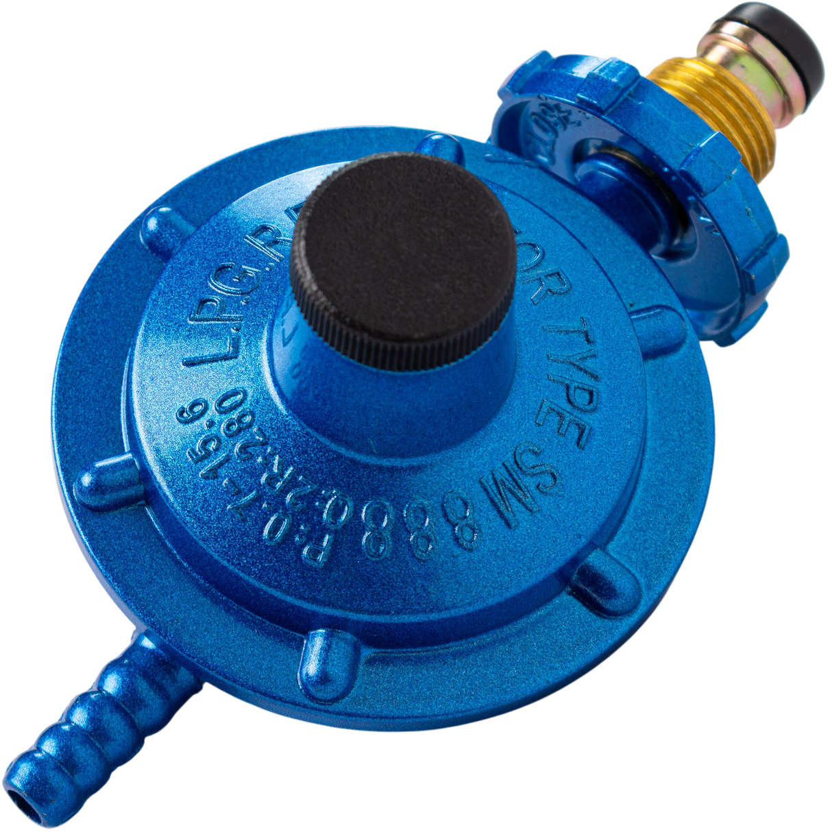 Regulador Válvula De Gas Rosca Para Bombona Estandar Azul Lf
