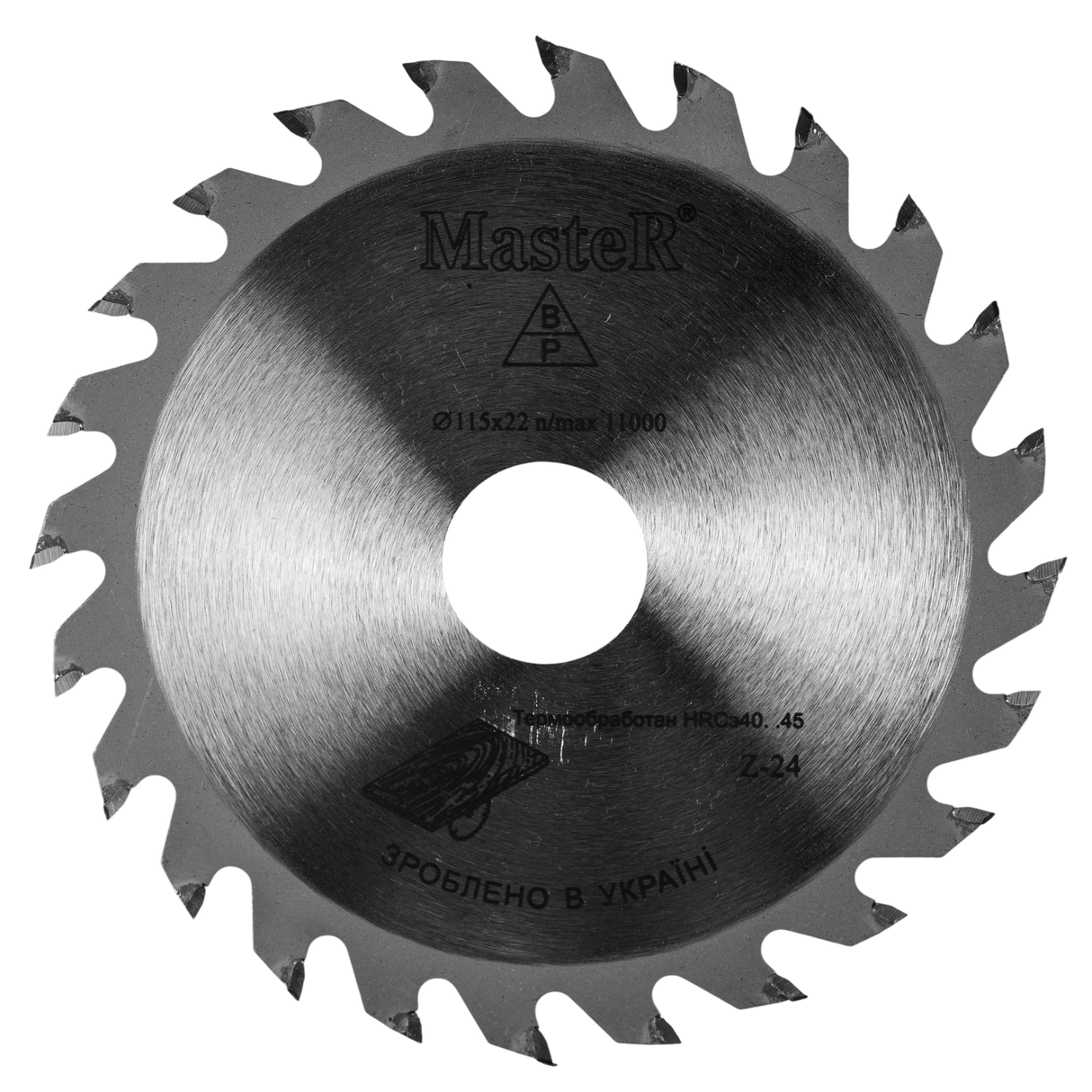 Disco De Sierra Circular 4'' 180mm 24 Dientes Madera Master