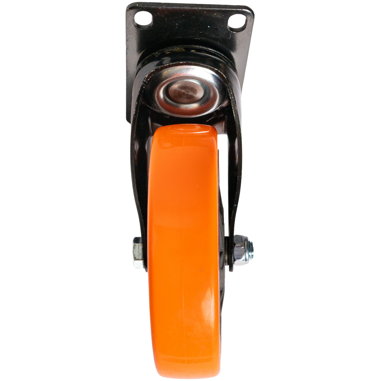 Rueda Giratoria 5 Pulgadas C/rolinera Naranja Exxel