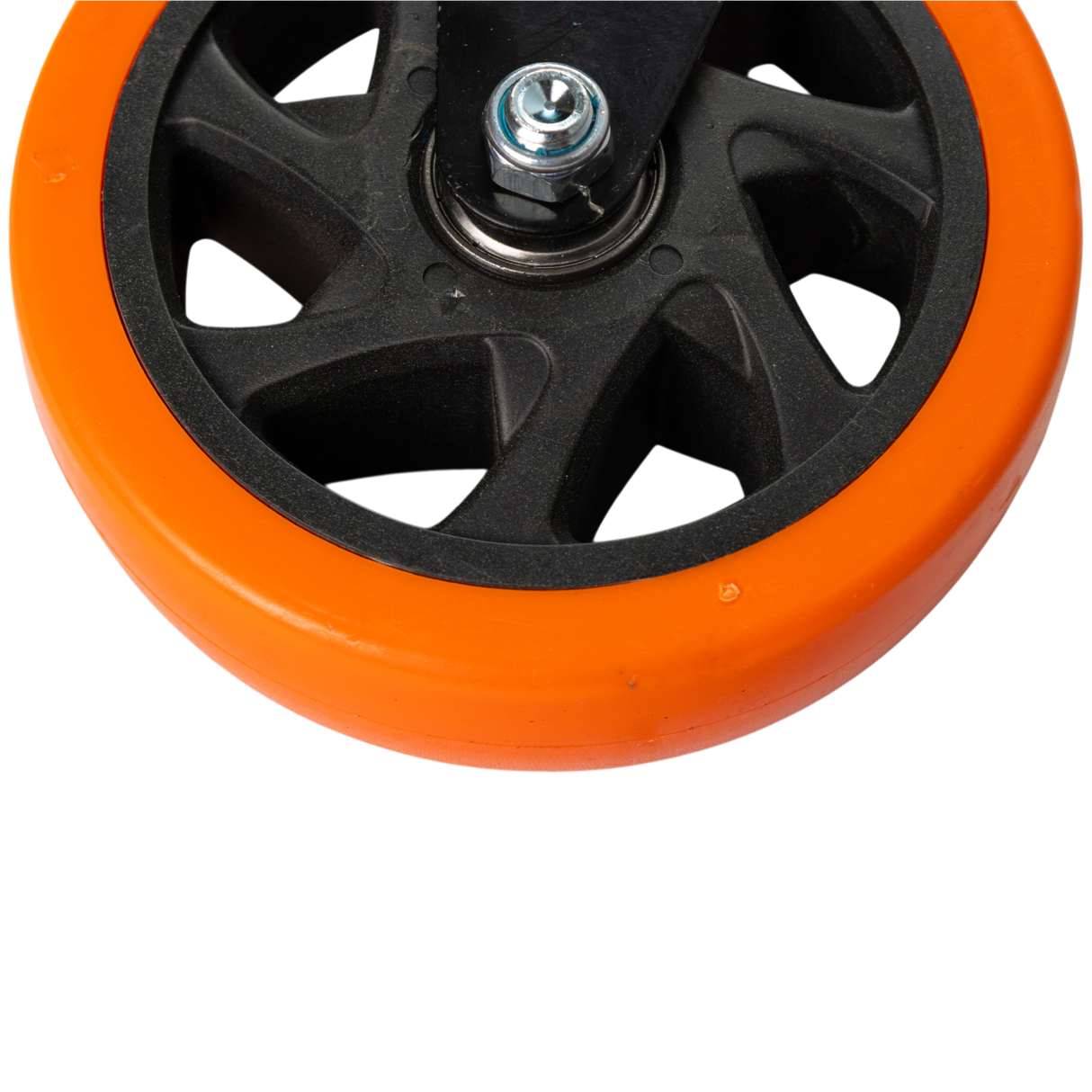 Rueda Giratoria 5 Pulgadas C/rolinera Naranja Exxel