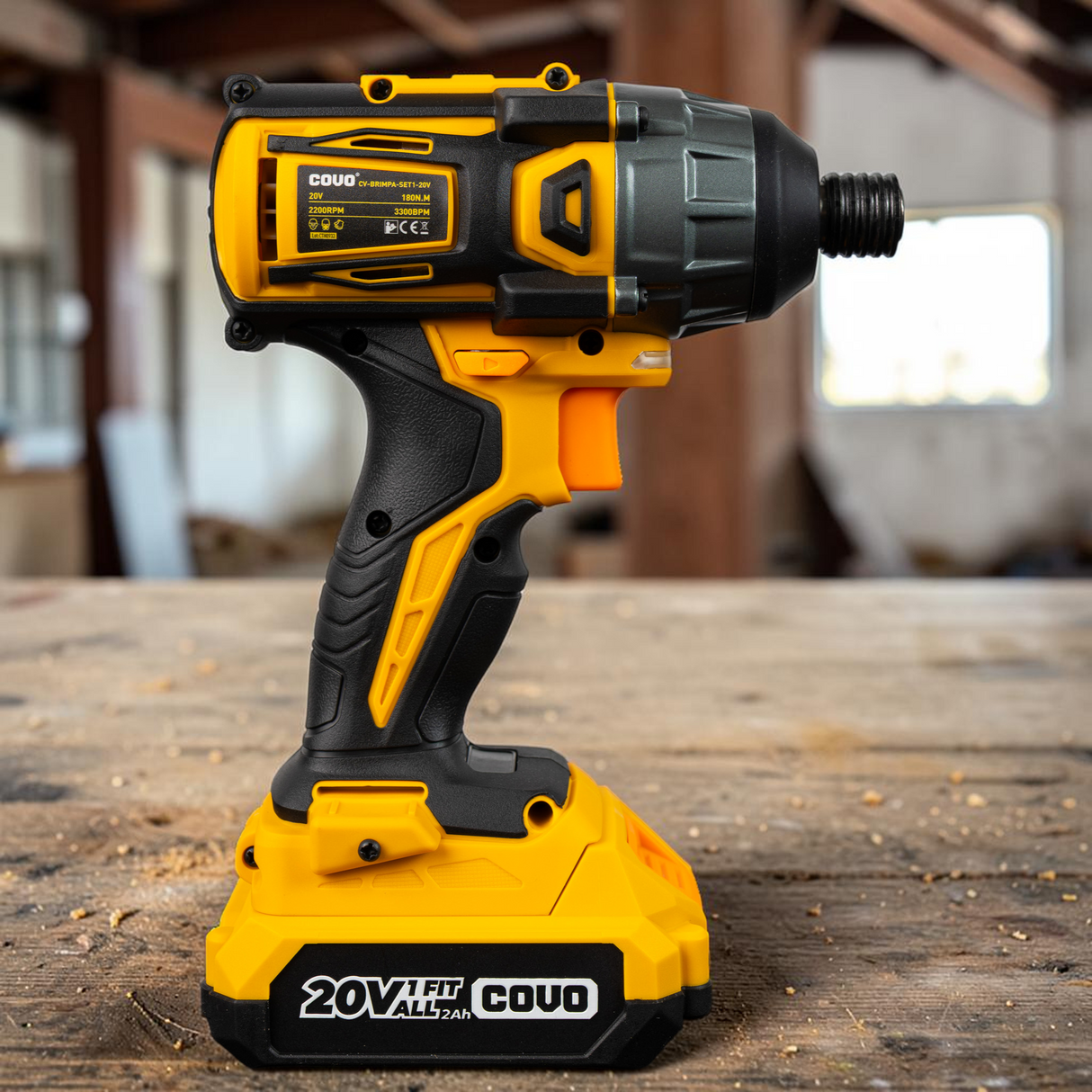 Taladro Desatornillador De Impacto 20v Brushless Covo