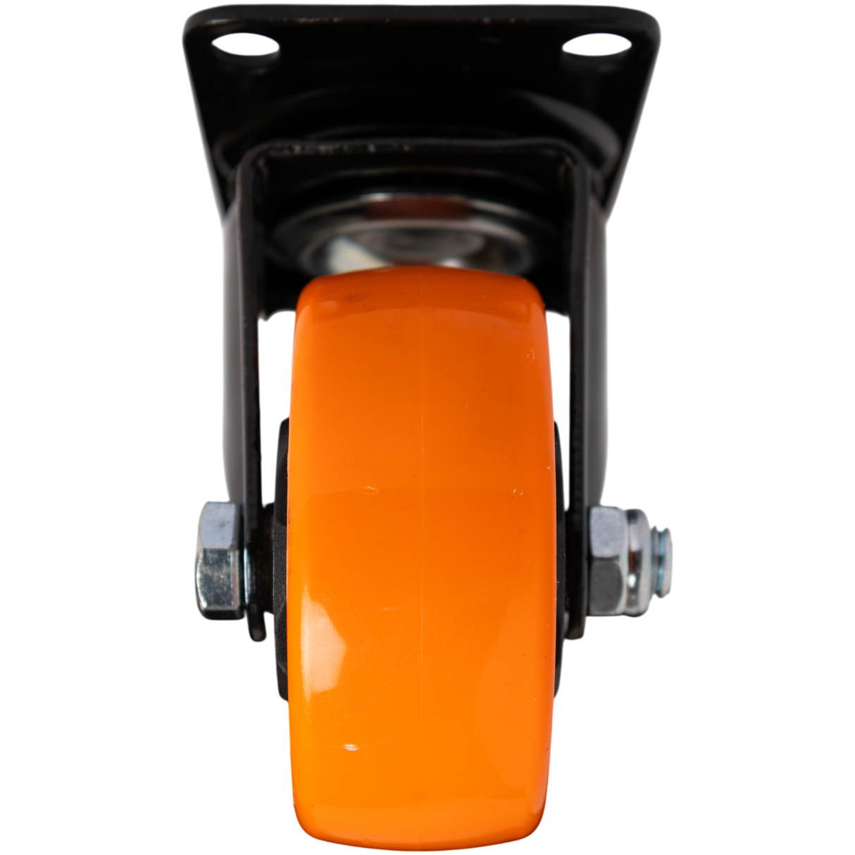 Rueda Giratoria 3 Pulgadas C/rolinera Naranja Exxel