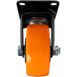 Rueda Giratoria 3 Pulgadas C/rolinera Naranja Exxel