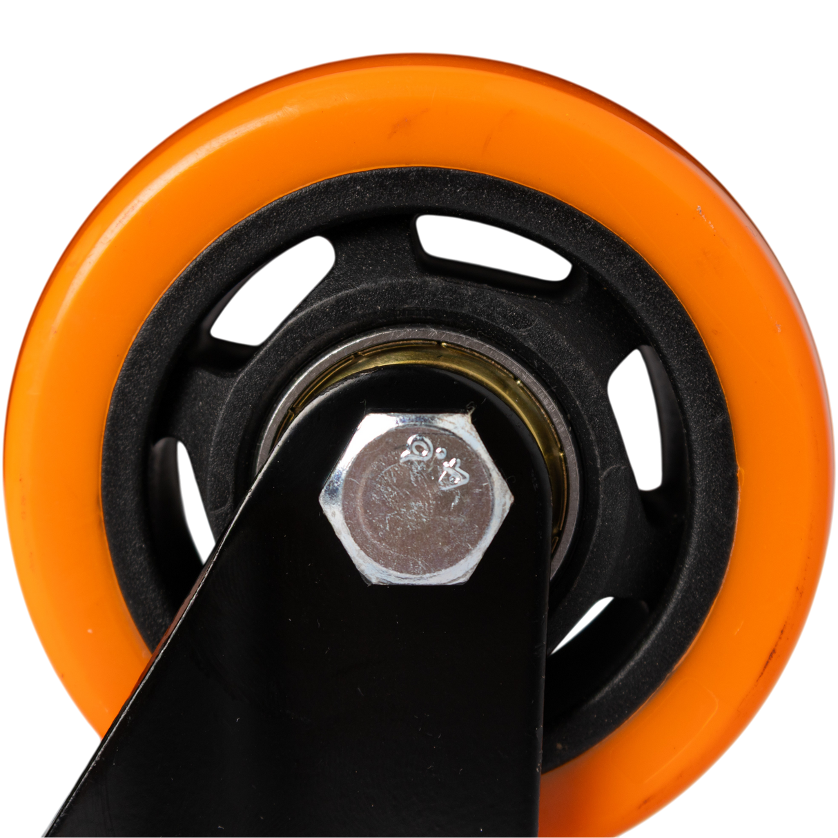 Rueda Giratoria 3 Pulgadas C/rolinera Naranja Exxel