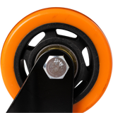 Rueda Giratoria 3 Pulgadas C/rolinera Naranja Exxel