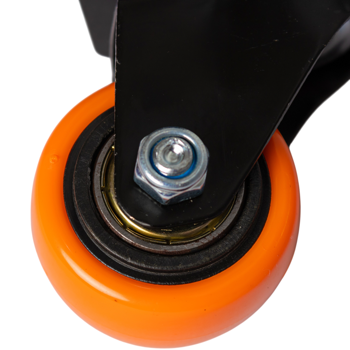 Rueda Giratoria 1.5 Pulgadas C/rolinera Naranja Exxel