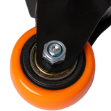Rueda Giratoria 1.5 Pulgadas C/rolinera Naranja Exxel