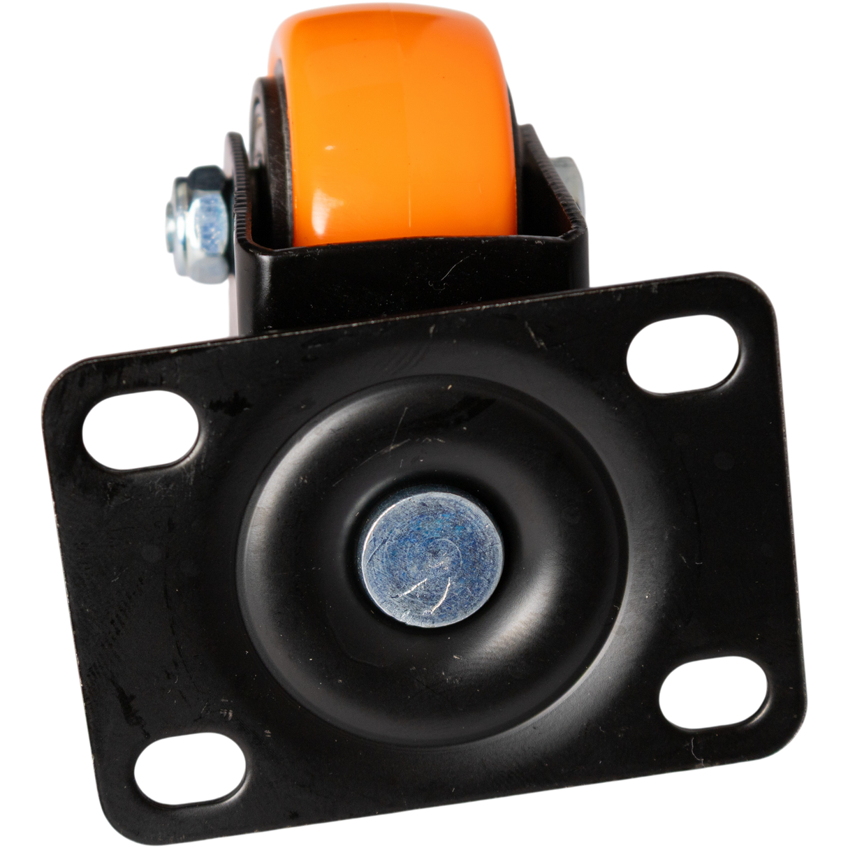 Rueda Giratoria 1.5 Pulgadas C/rolinera Naranja Exxel
