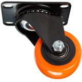 Rueda Giratoria 2.5 Pulgadas C/rolinera Naranja Exxel