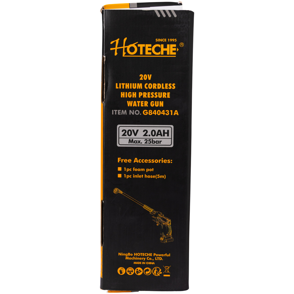 Hidrojet Recargable Inalámbrico Alta Presión 20v Hoteche