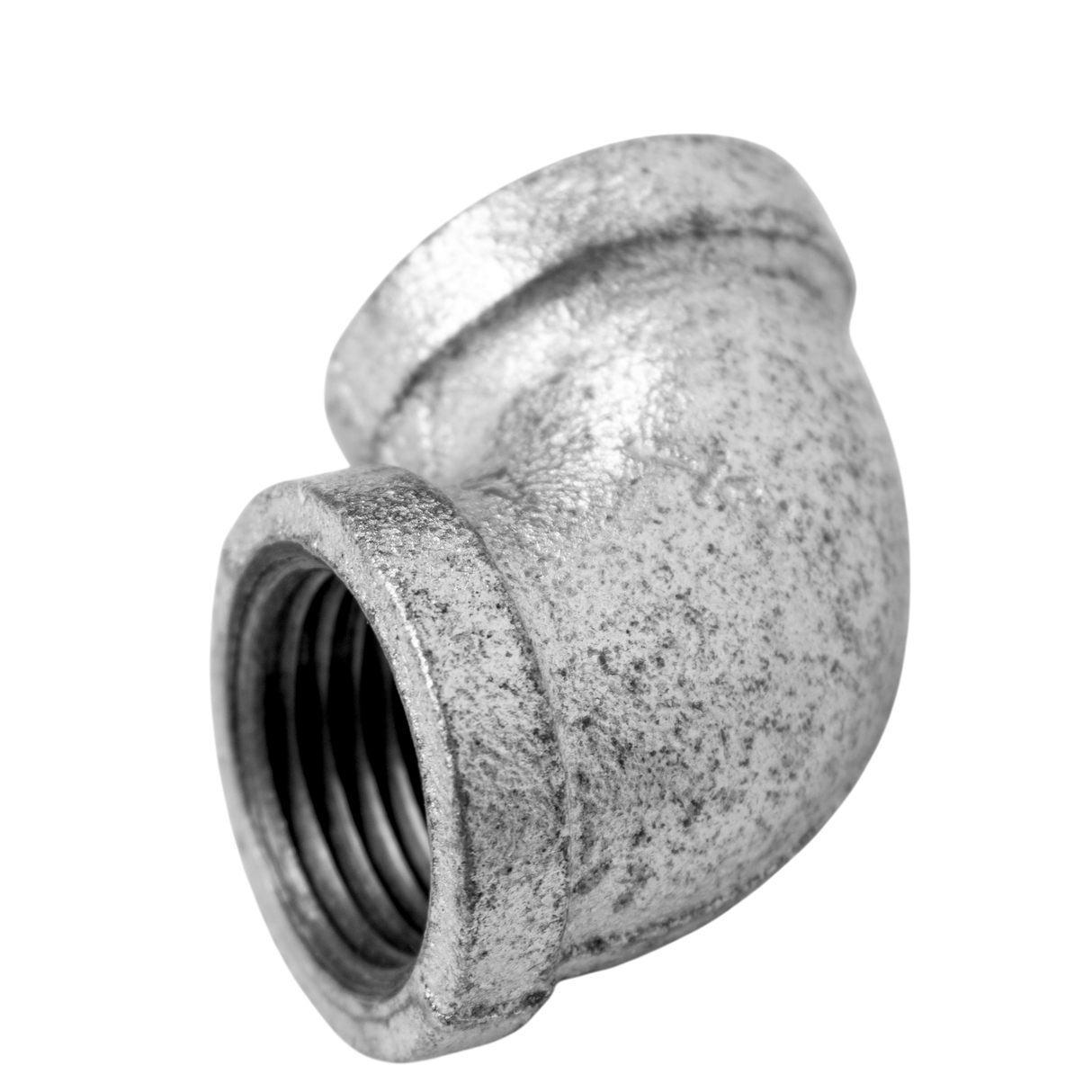 Codo Hierro Galvanizado 1/2 90 Grados Metales Aleados