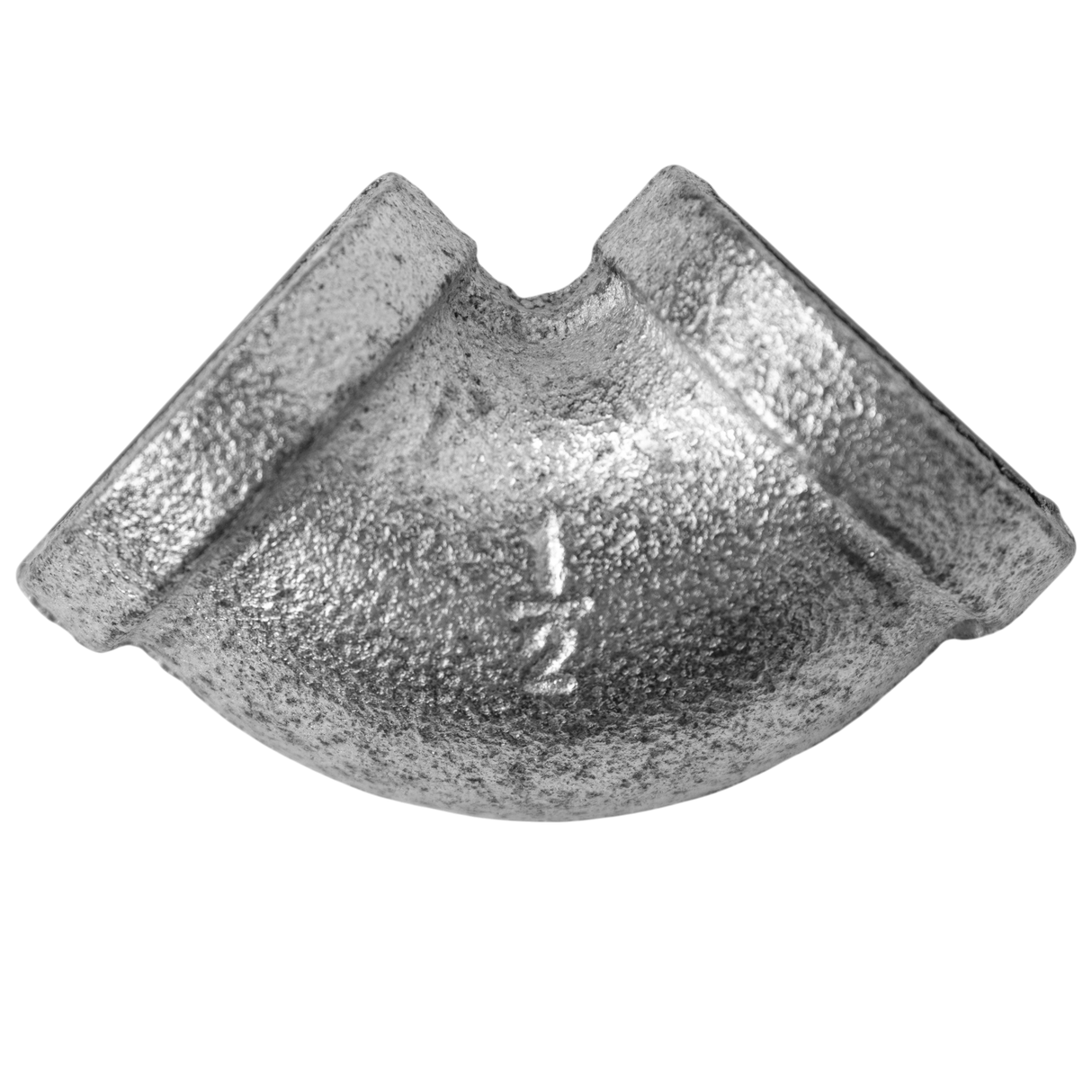Codo Hierro Galvanizado 1/2 90 Grados Metales Aleados