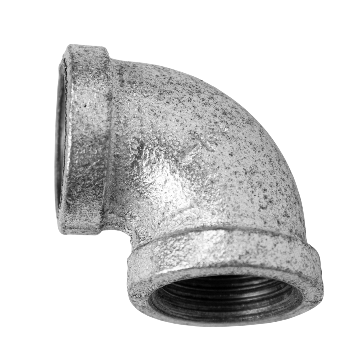 Codo Hierro Galvanizado 1/2 90 Grados Metales Aleados