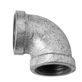 Codo Hierro Galvanizado 1/2 90 Grados Metales Aleados