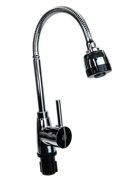 Llave De Fregadero Cromado Cuello Flexible Ma Faucet