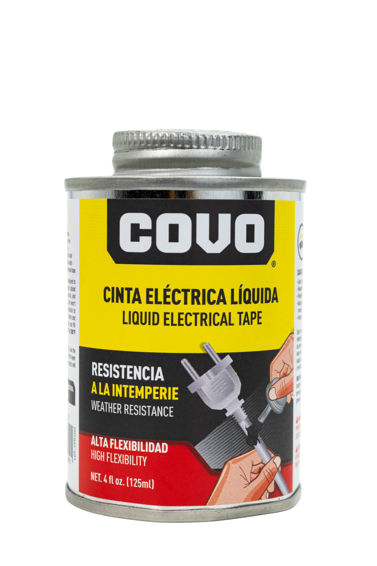 Teipe Electrico Liquido Aislante Covo 125ml Covo
