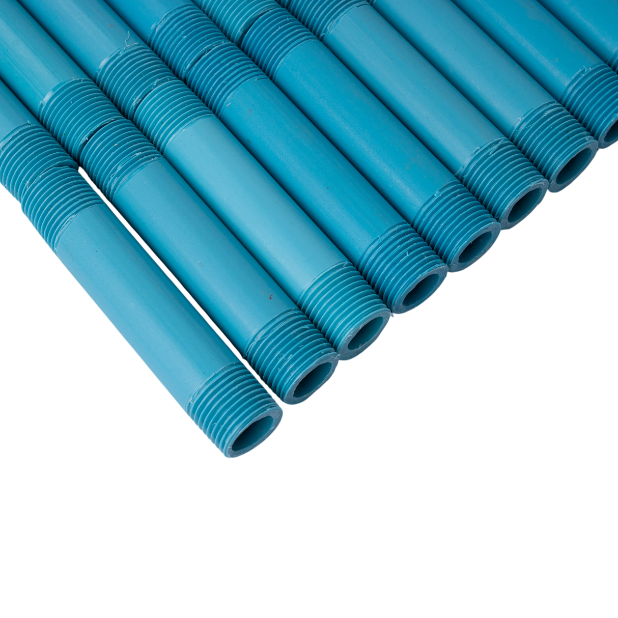 Niple Plástico Pvc 1/2x4 10cm Roscado Polietileno Lgm