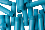 Niple Plástico Pvc 1/2x4 10cm Roscado Polietileno Lgm