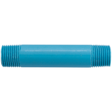 Niple Plástico Pvc 1/2x4 10cm Roscado Polietileno Lgm