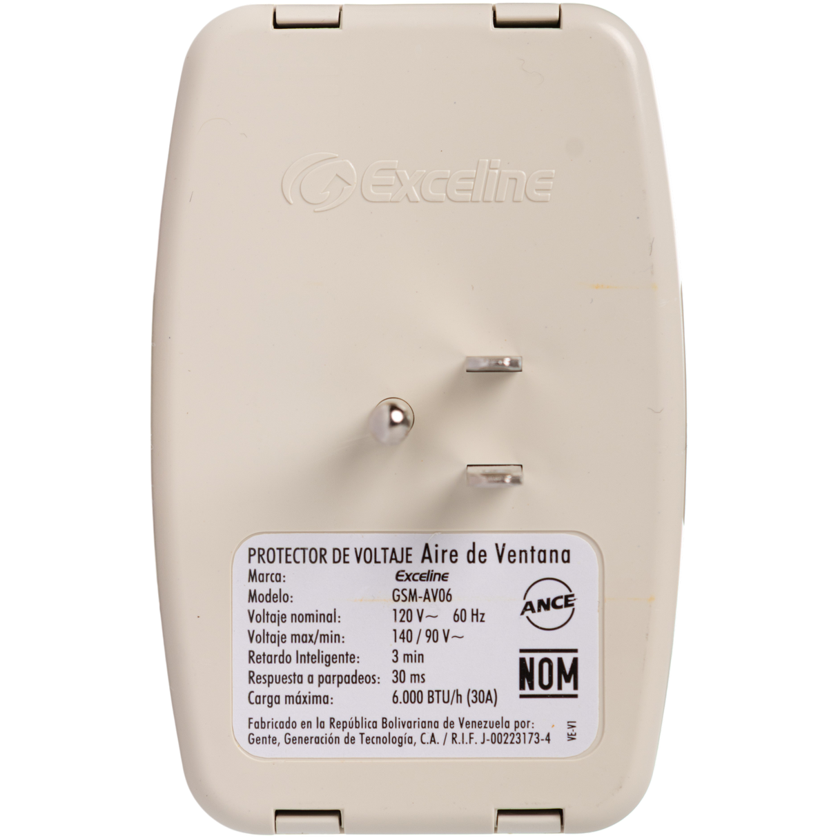 Protector De Voltaje 120v Aire De Ventana 6000 Btu Exceline