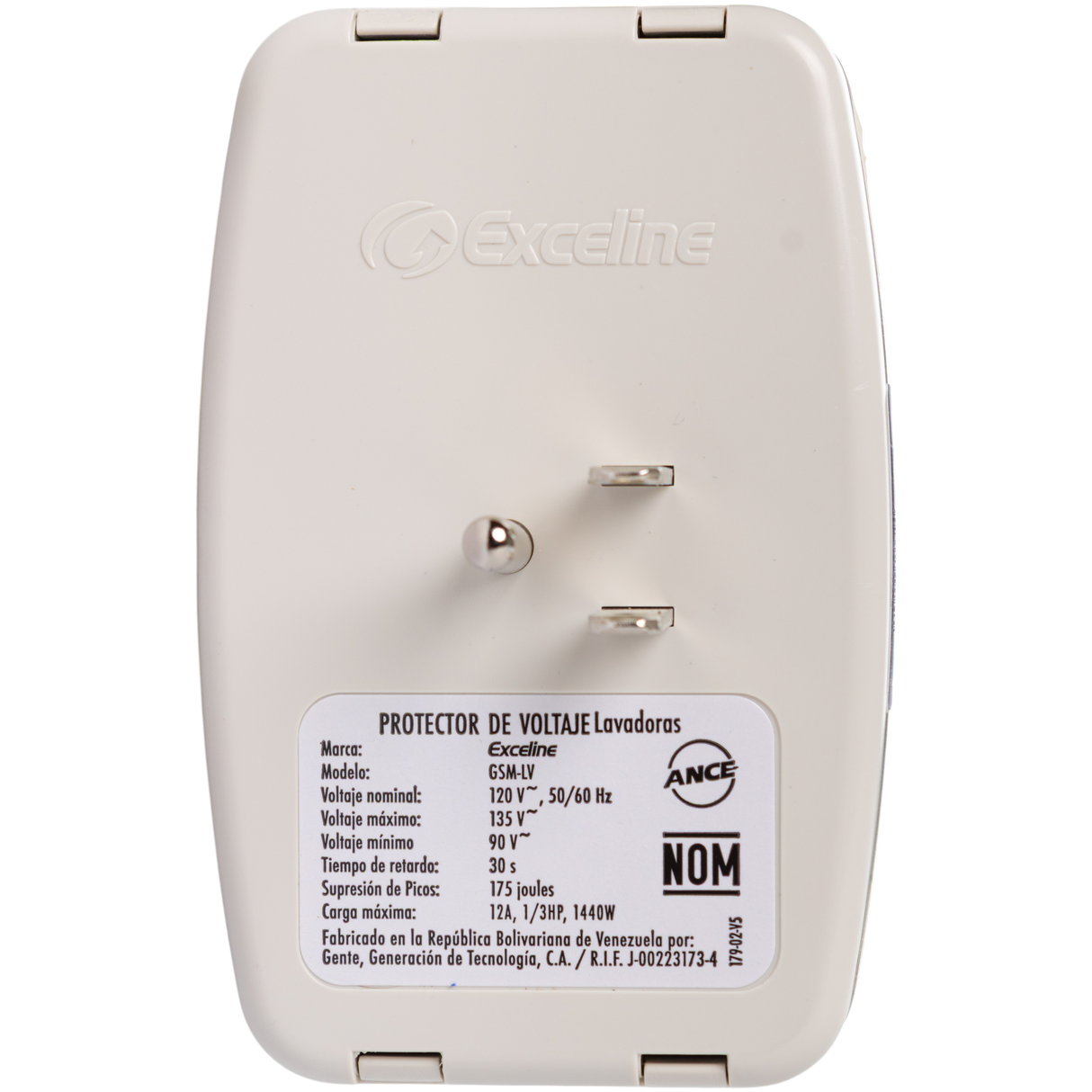 Protector De Voltaje 120v Para Lavadoras Exceline