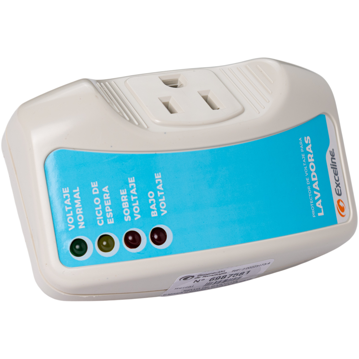 Protector De Voltaje 120v Para Lavadoras Exceline