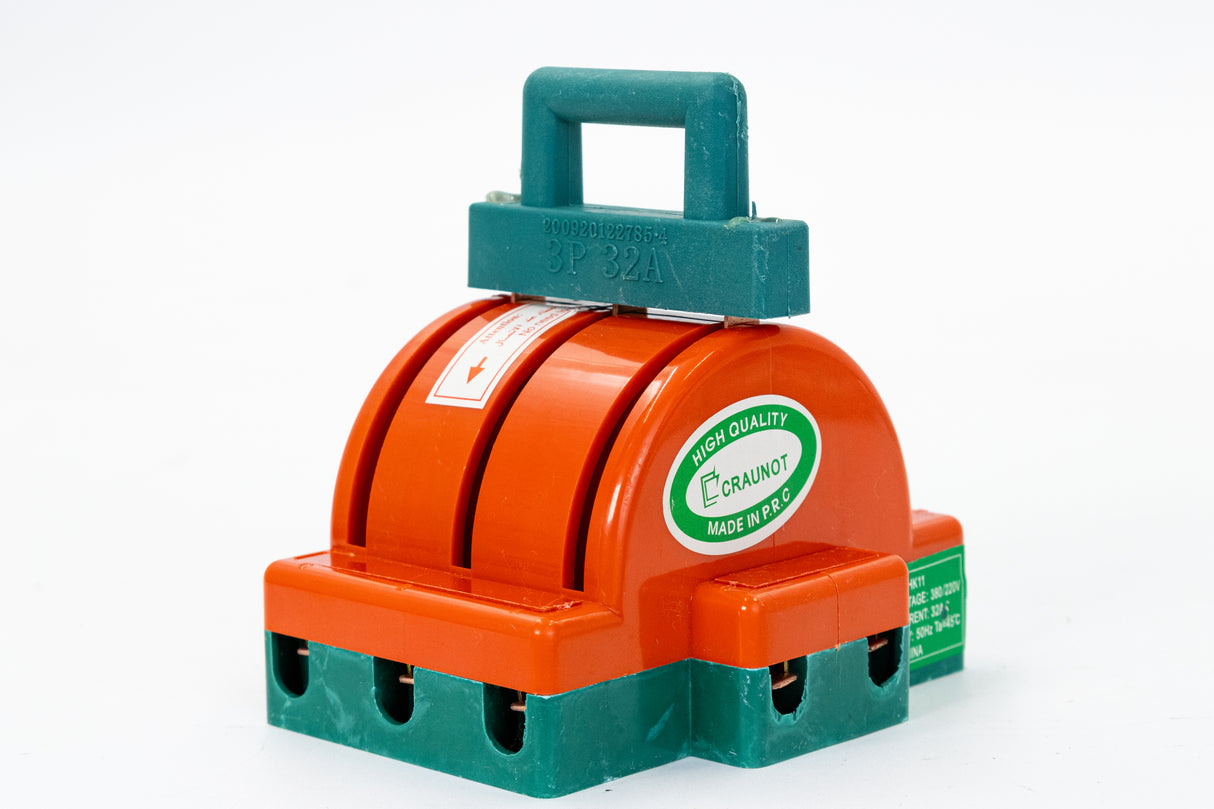 Cuchilla Dos Pases De 3x32amp 600v Craunot