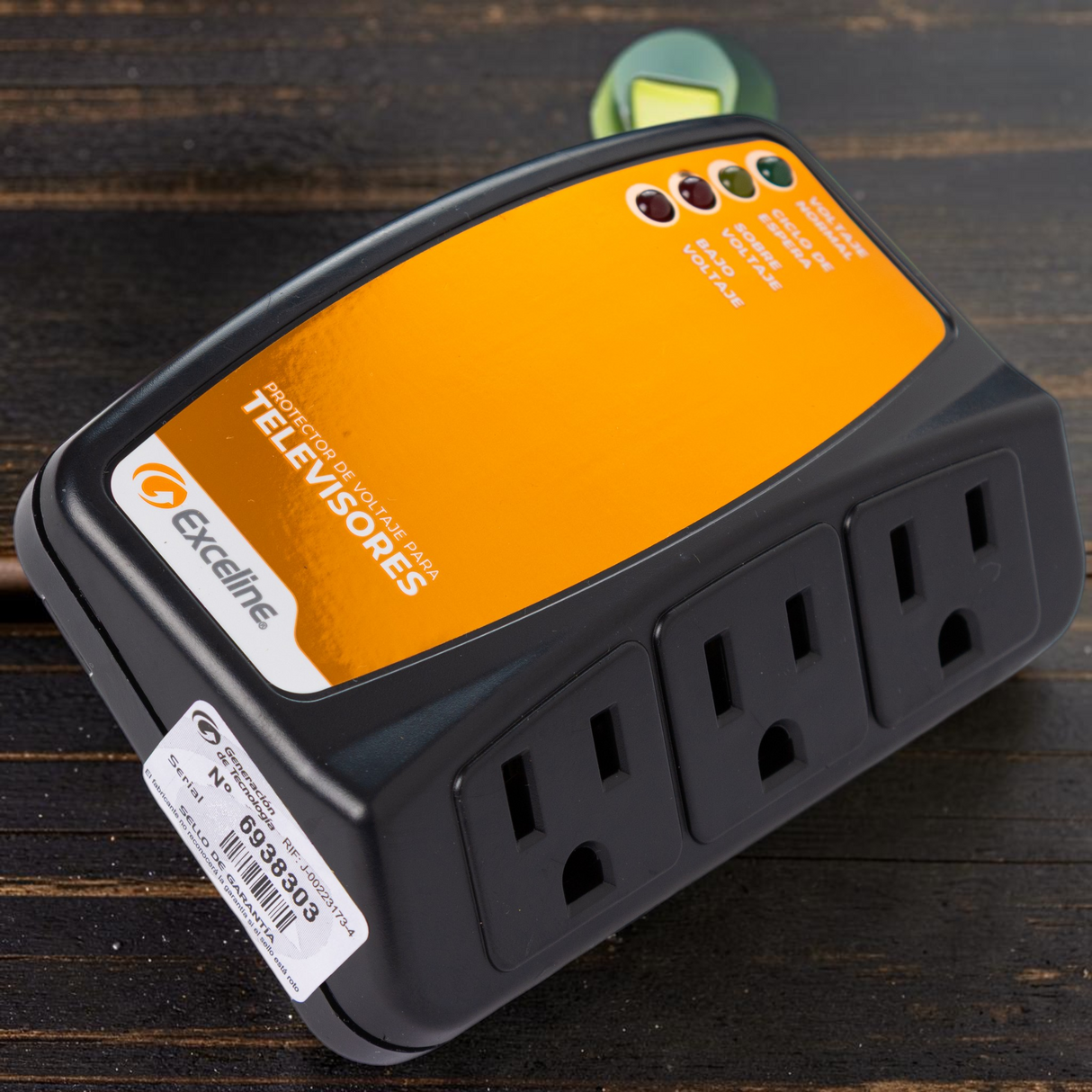 Protector De Voltaje 120v Para Televisores Exceline