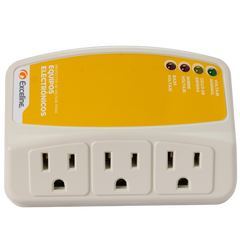 Protector De Voltaje 120v Equipos Electrónicos Exceline