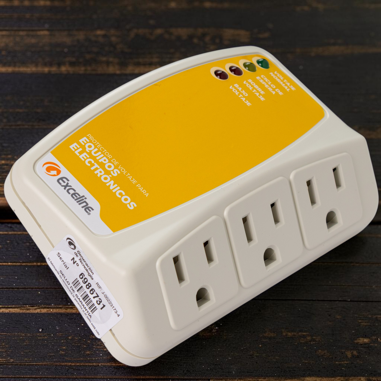 Protector De Voltaje 120v Equipos Electrónicos Exceline