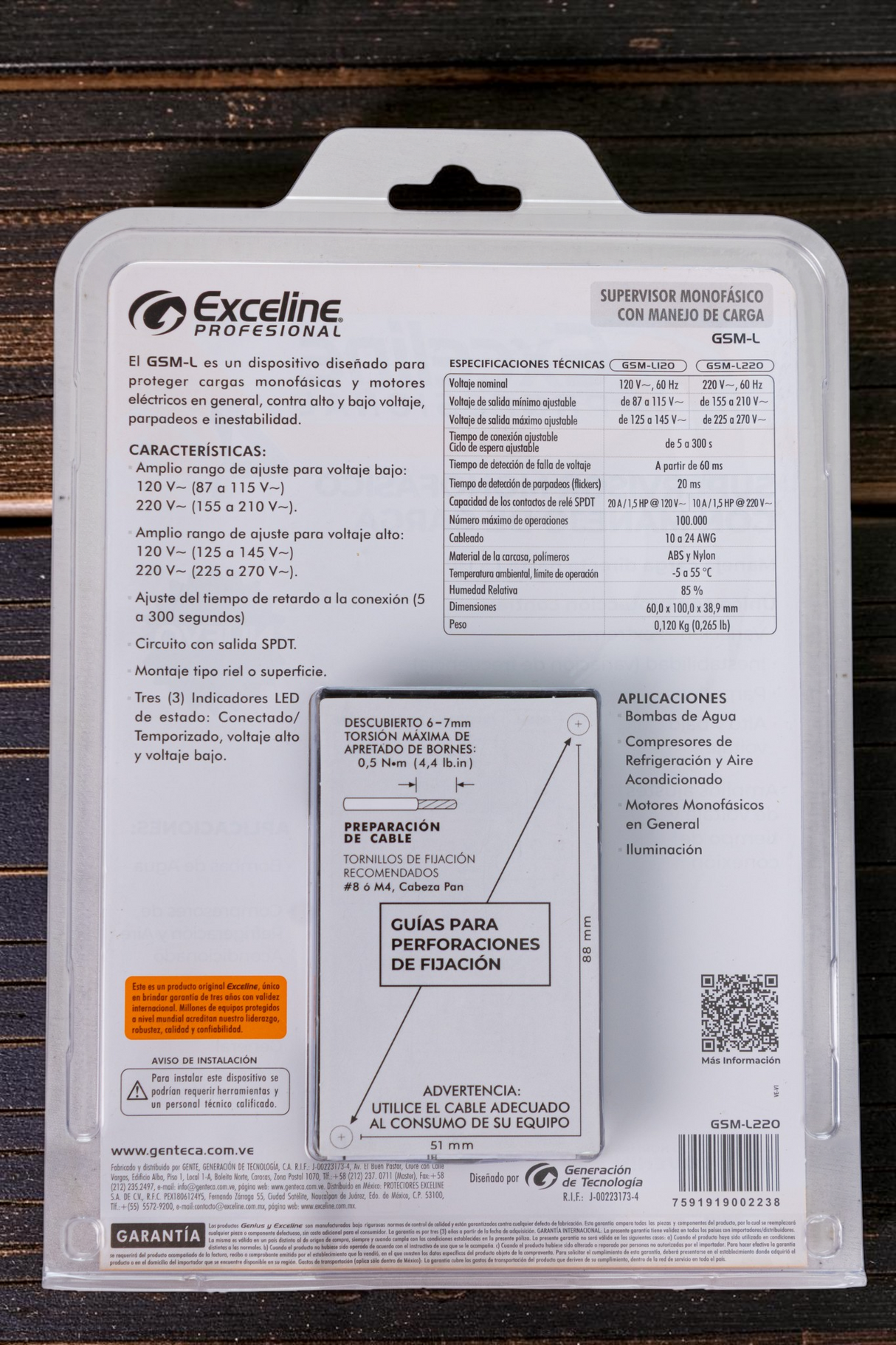 Supervisor De Voltaje Monofásico 10a 220v Exceline