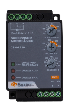 Supervisor De Voltaje Monofásico 10a 220v Exceline