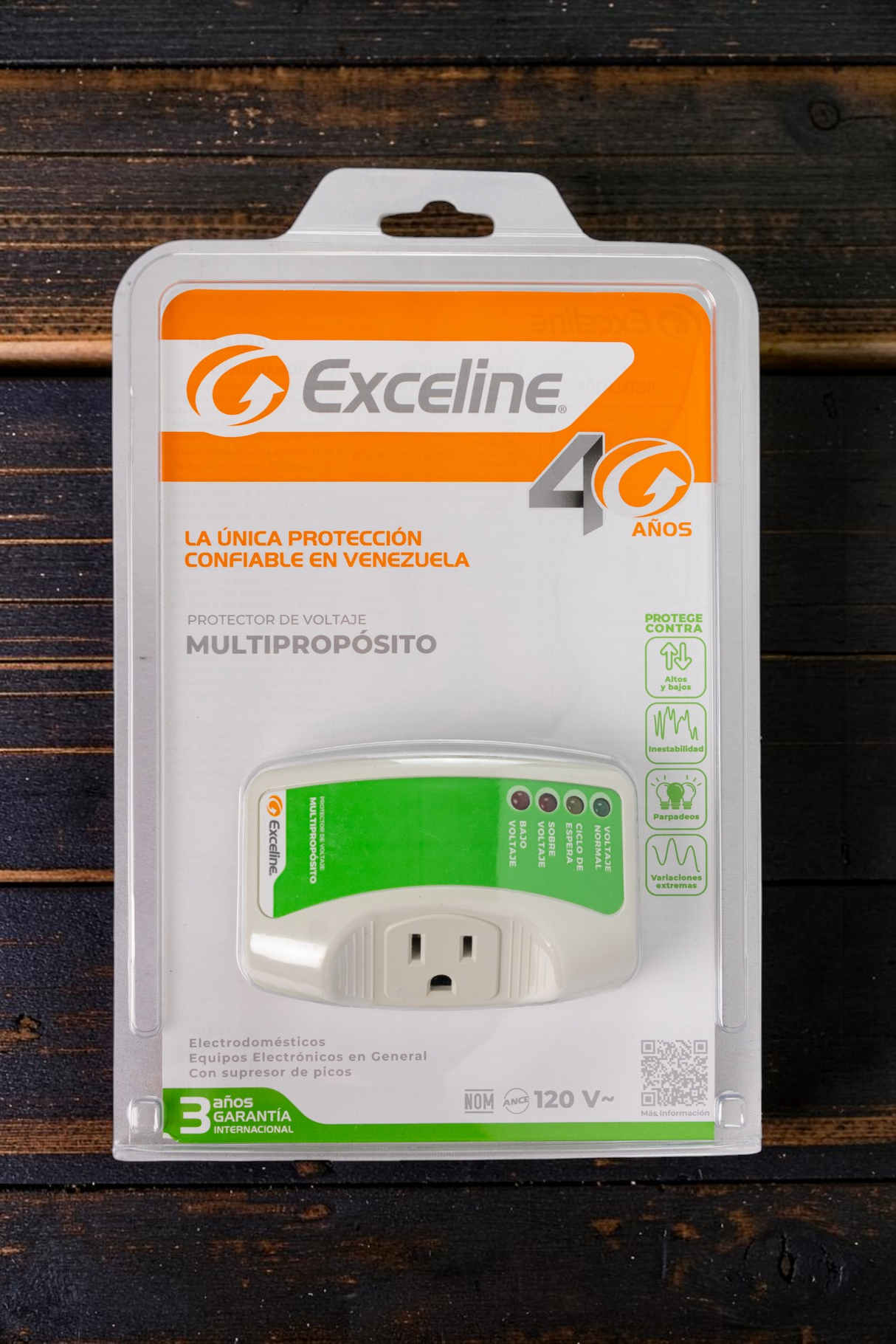 Protector De Voltaje 120v Multi Propósito Exceline