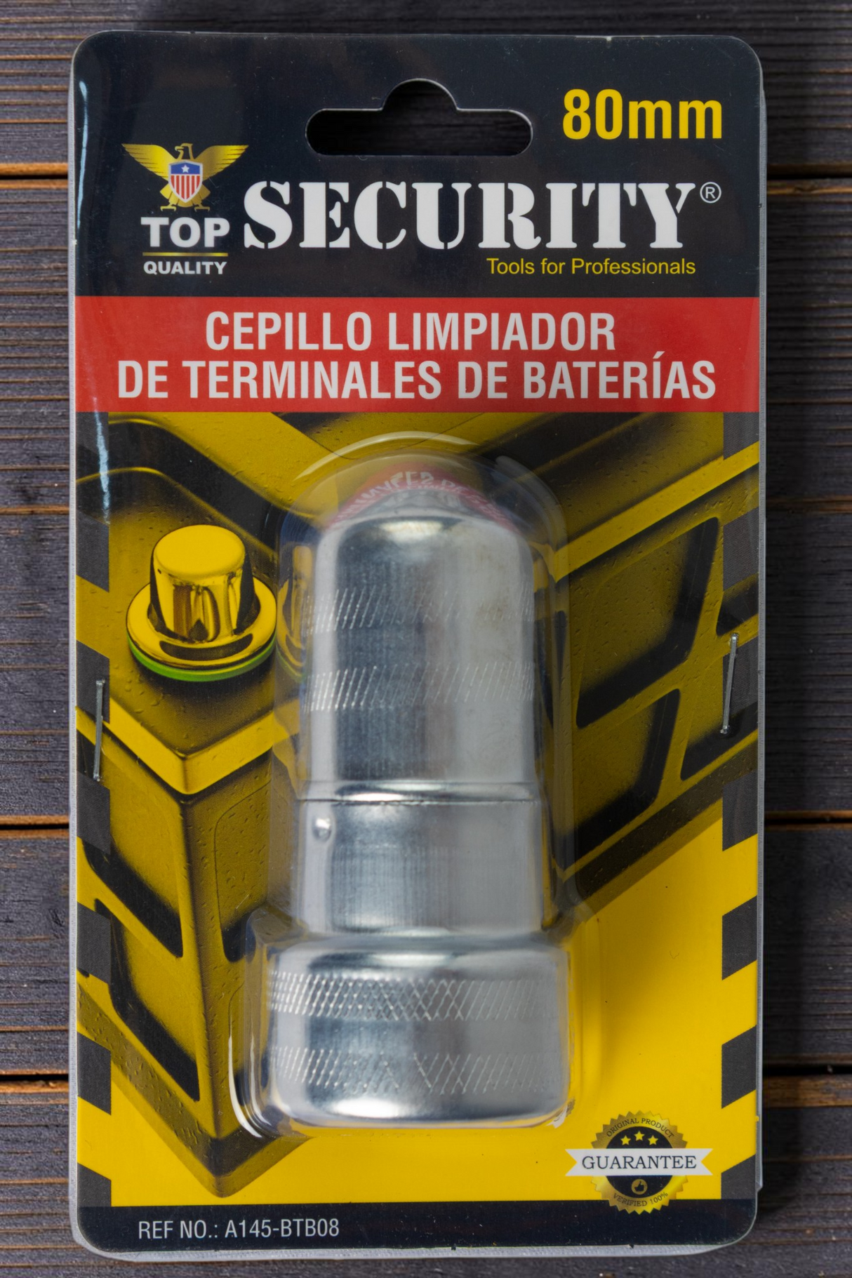 Cepillo Limpiador De Terminales Baterias Bornes Security