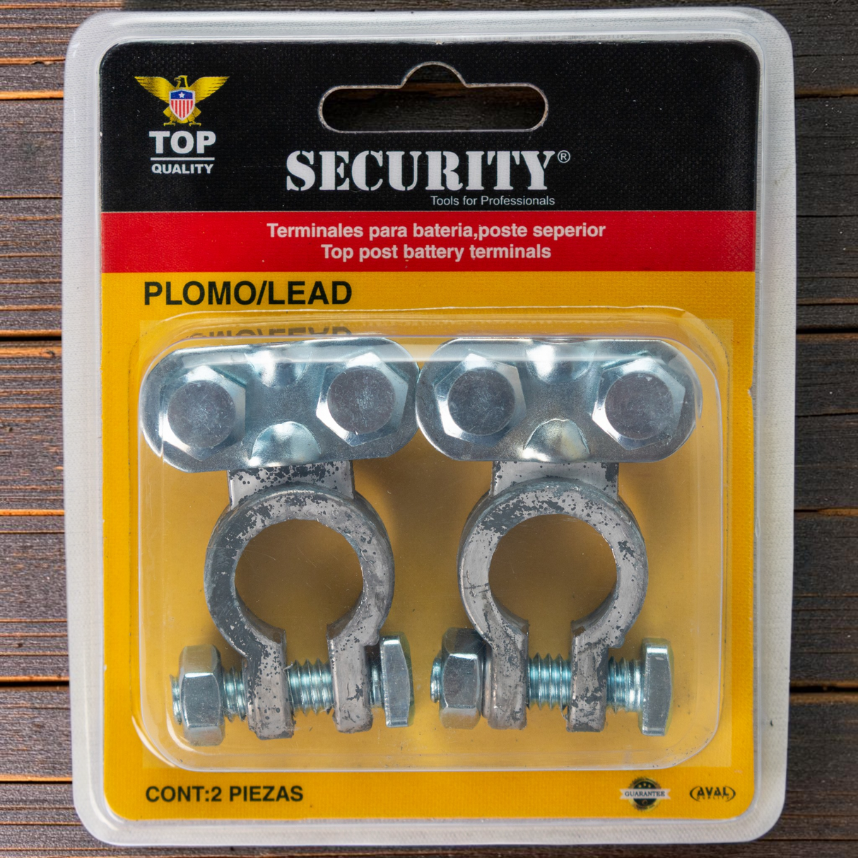 Bornes Terminal De Bateria Bronce Voltajes 12v Security