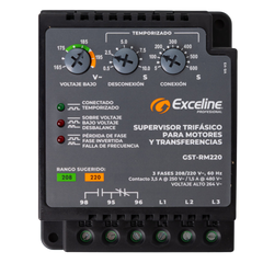 Supervisor De Voltaje Trifásico 220v Exceline