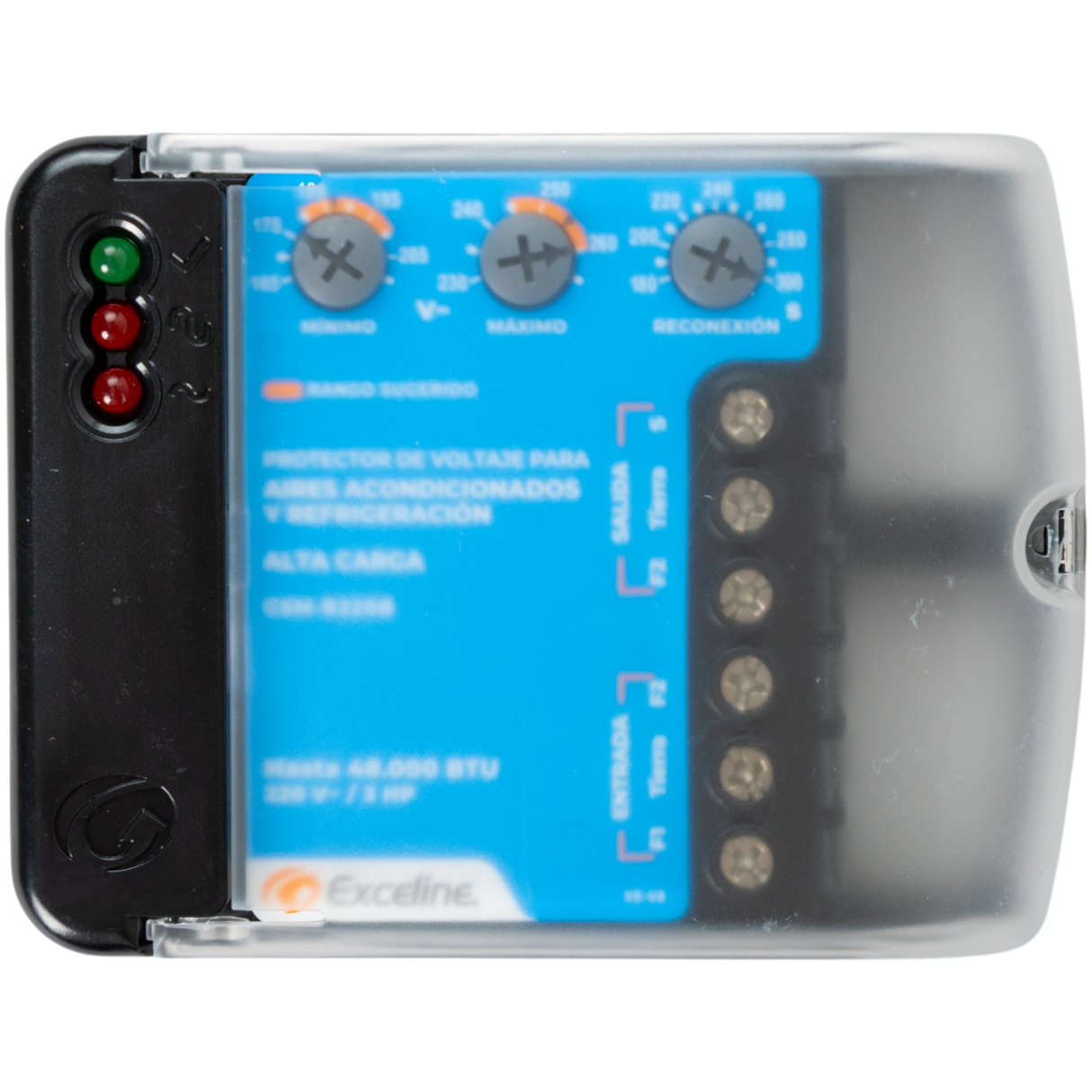 Protector De Voltaje 220v Aires Y Neveras 48btu Exceline