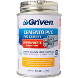 Pega Para Tuberías Pvc Extra Fuerte 4oz Agua Fria Griven