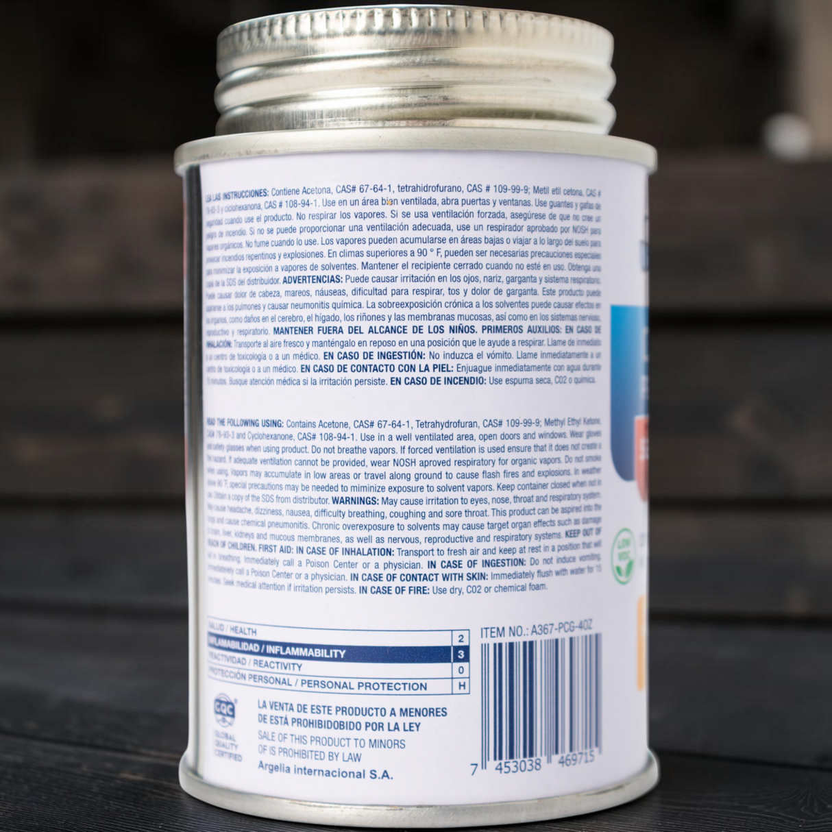 Pega Para Tuberías Pvc Extra Fuerte 4oz Agua Fria Griven