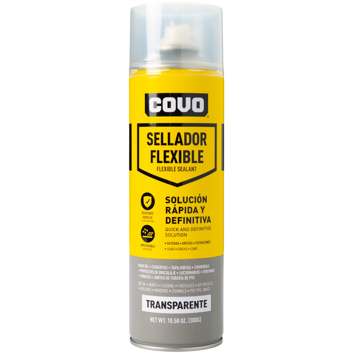 Sellador Flexible Spray Impermeabilizante Transparente Covo