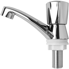 Llave Grifo Lavamanos Individual Abs Cromado Griven