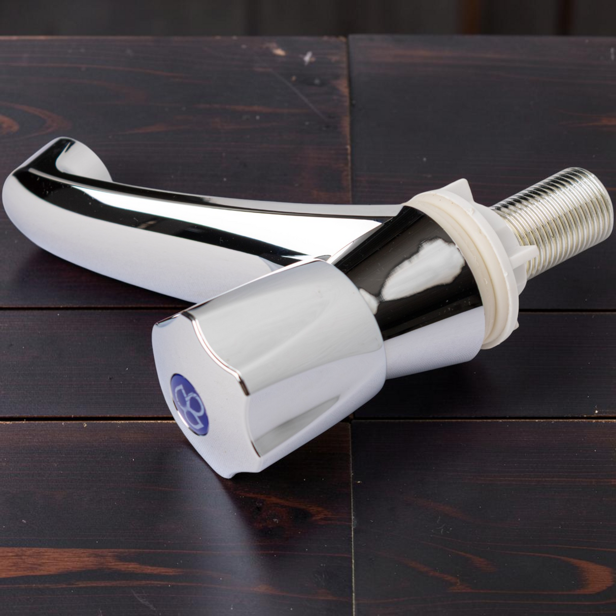 Llave Grifo Lavamanos Individual Abs Cromado Griven