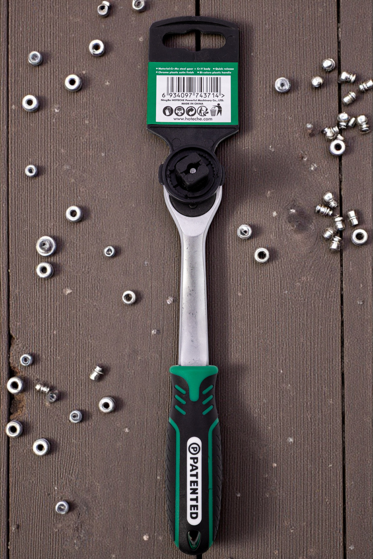 Rachet Mecánico De 3/8 Pulgadas 72 Dientes Hoteche - GASKA