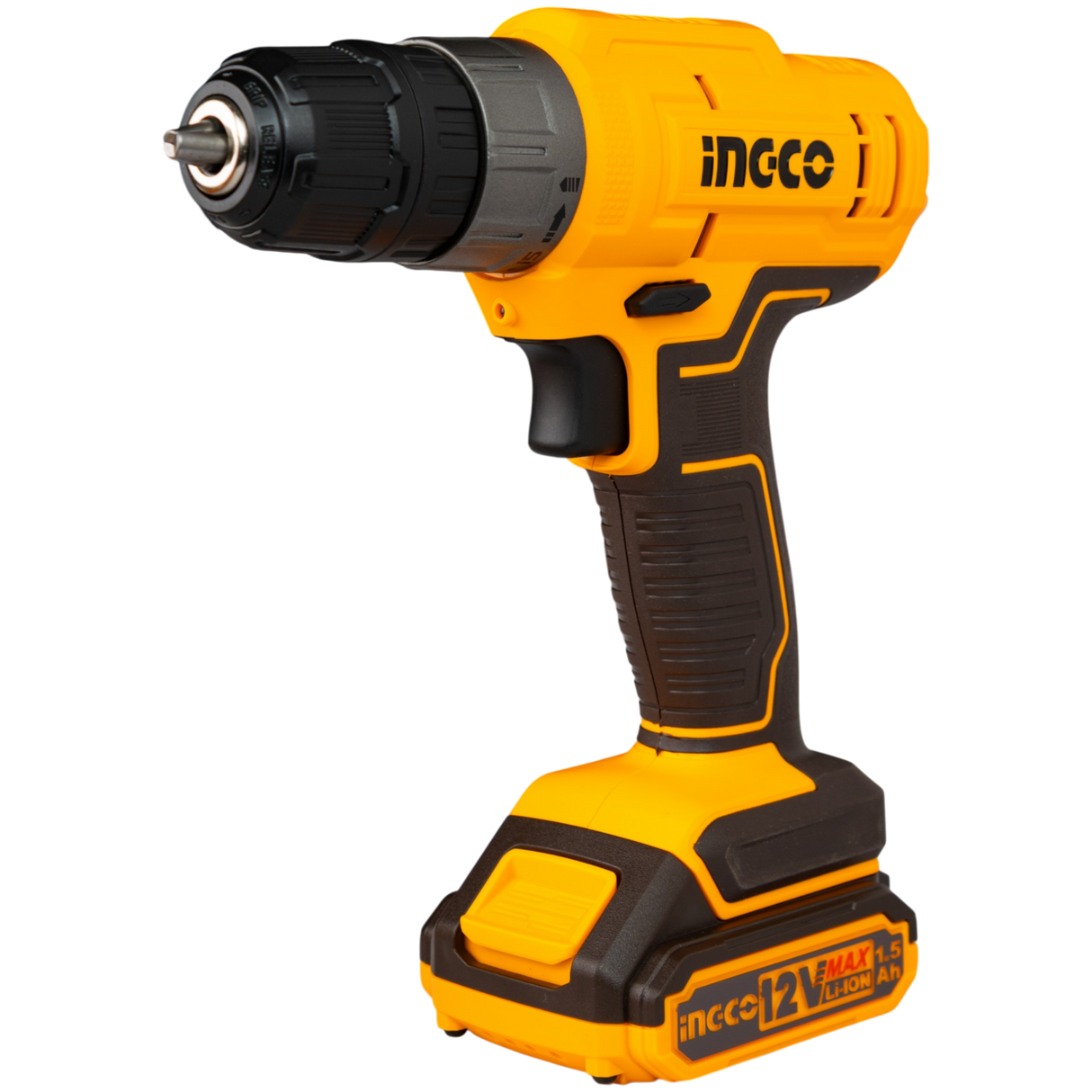 Set Taladro Inalámbrico Con Mecha Y 2 Baterías 12v Ingco