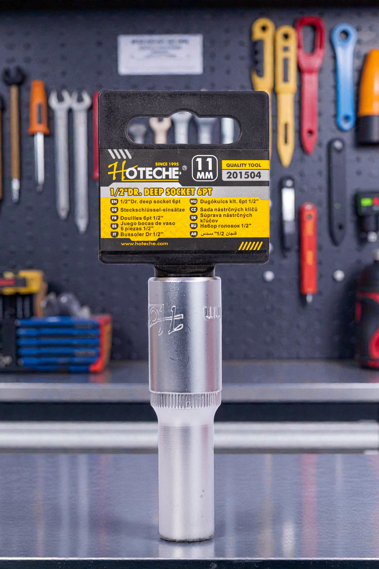 Dado De Impacto Largo Acople De 1/2 11 Mm Hoteche