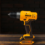 Set Taladro Inalámbrico Con Mecha Y 2 Baterías 12v Ingco