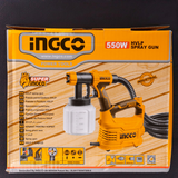 Pistola Para Pintura Spray Eléctrica 550w Ingco