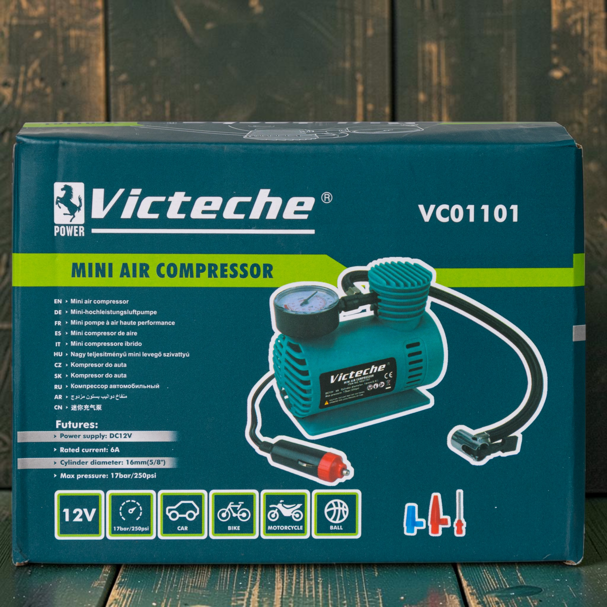 Mini Compresor De Aire 12v Victeche