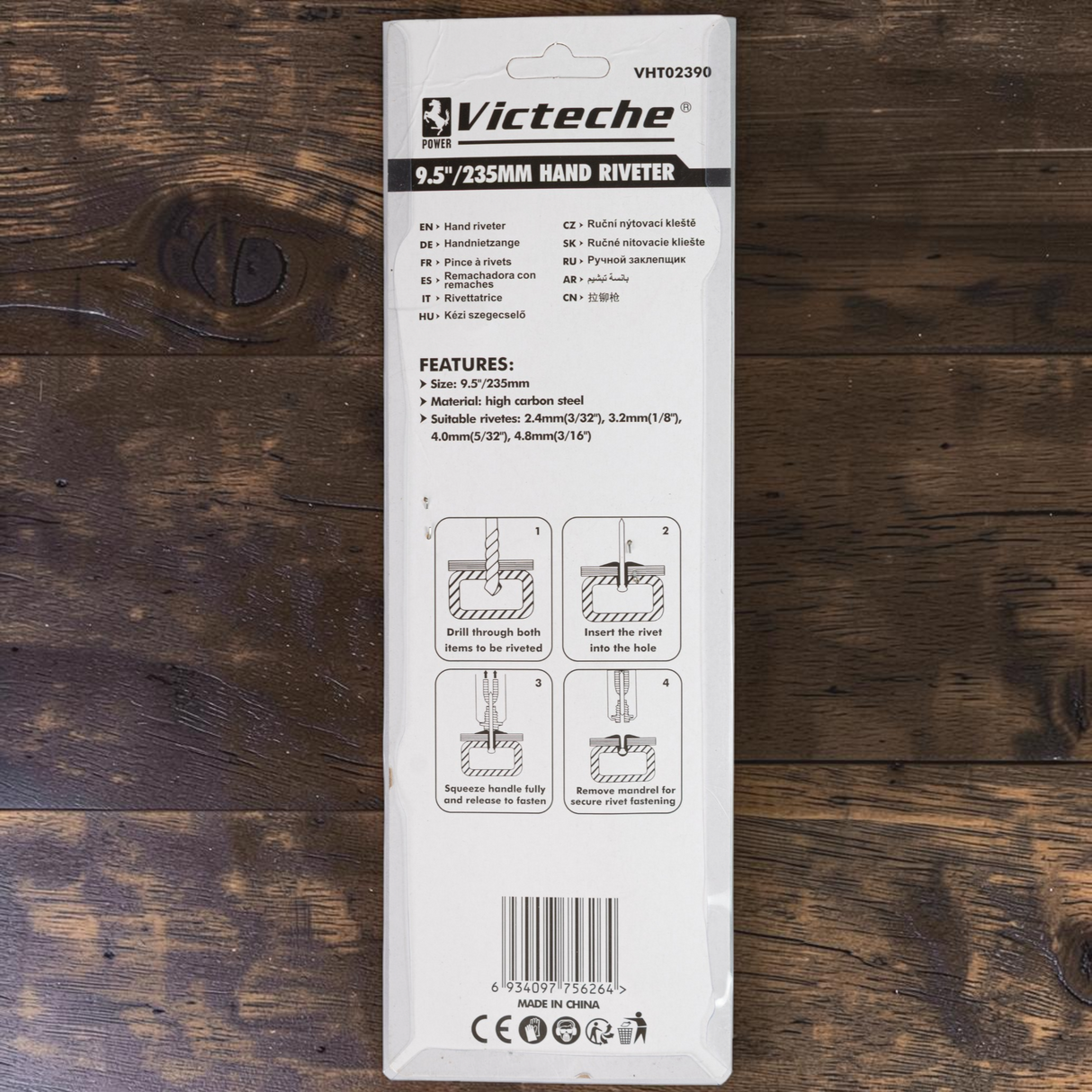 Grapadora Manual Para Tapiceria Trabajo Pesado Victeche