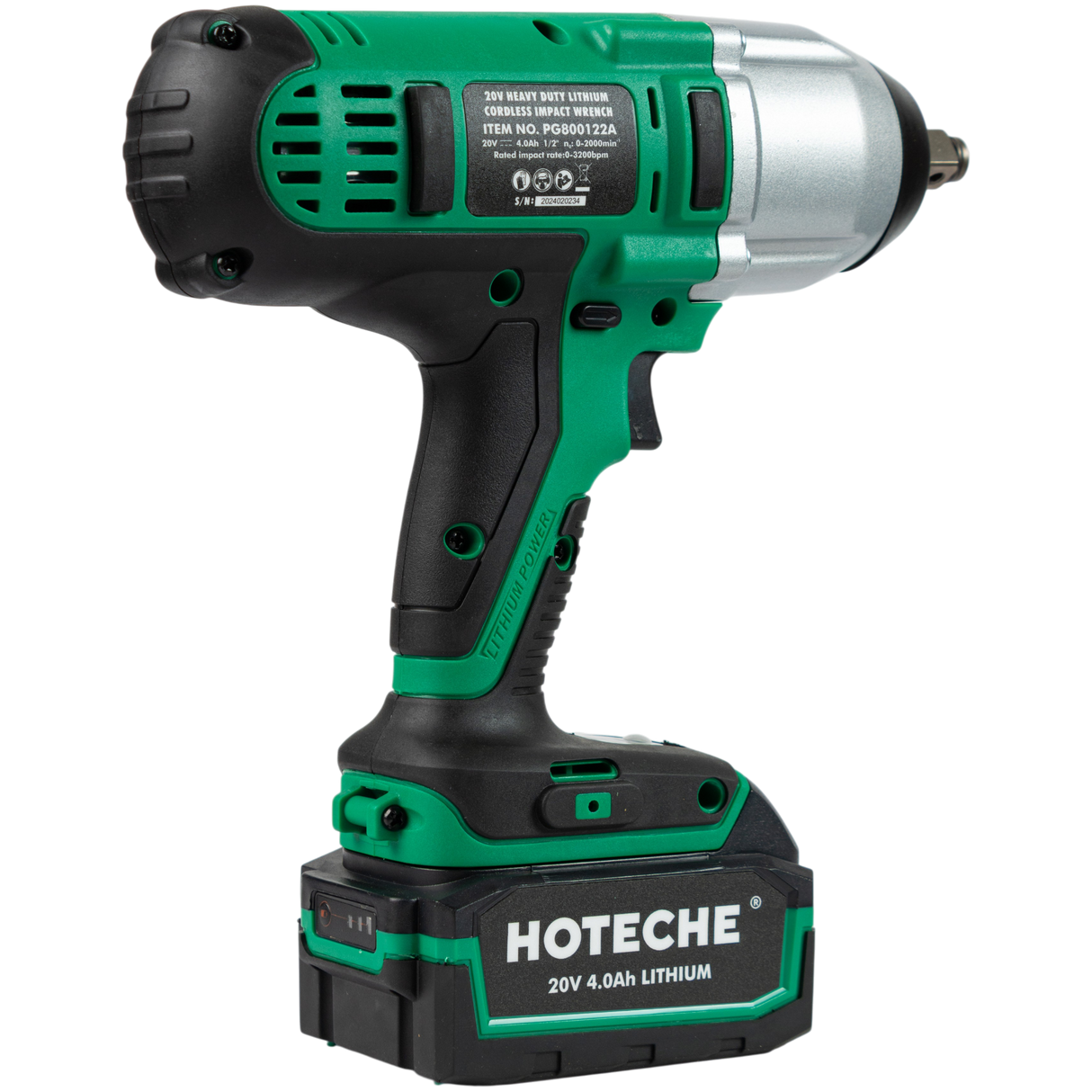 Llave De Impacto Inalámbrica 450nm 1/2 20v Brushless Hoteche